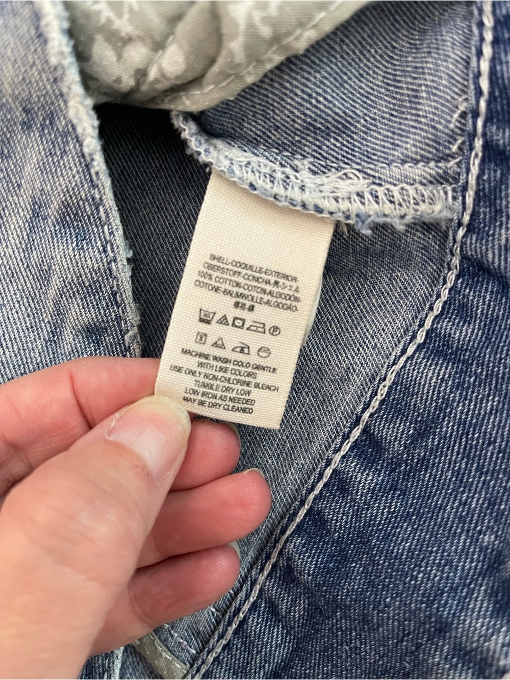 Free People Light Blue Denim Jean Jacket s/p - Picture 4 of 6